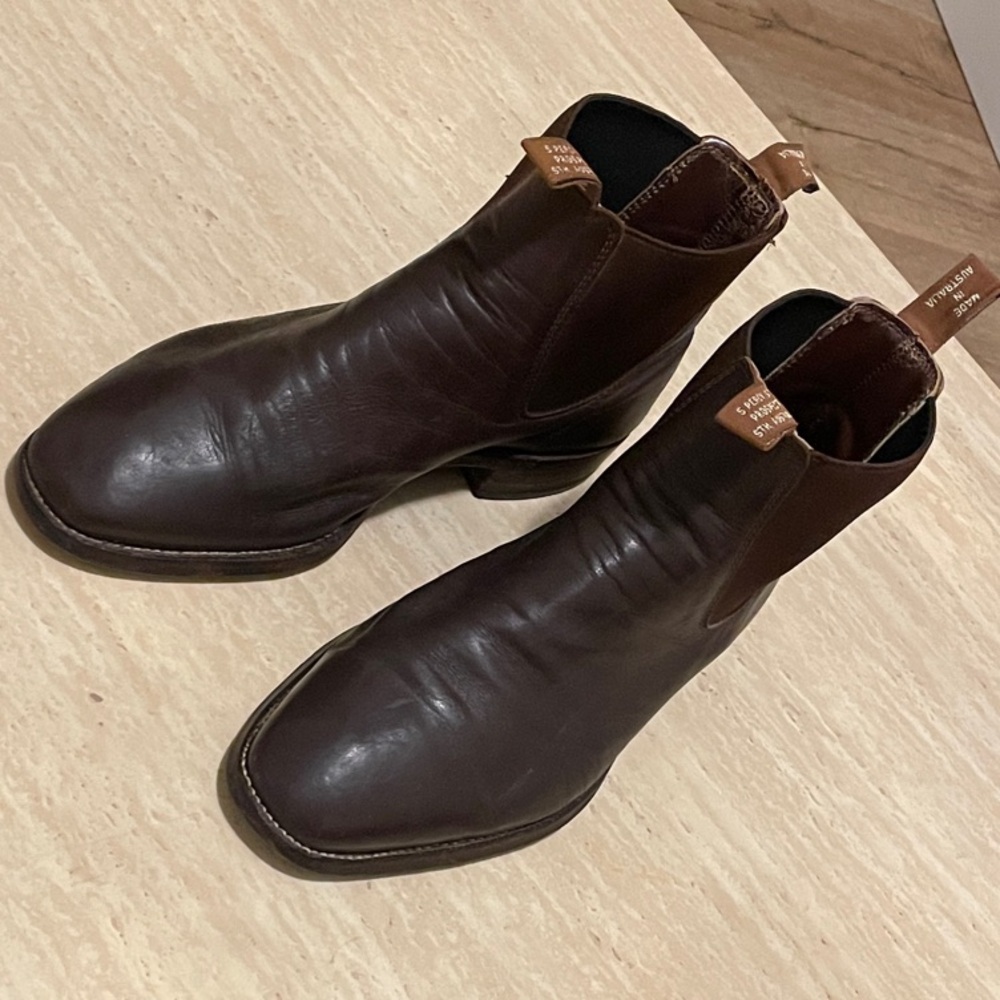R.M. Williams Brown Leather Men's Boots